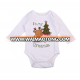 Cute Christmas Fawn Letter print baby bodysuit