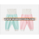 Baby high waist designer belly pants newborn long pants cotton pants