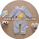 Low MOQ infant toddlers clothing baby pajamas romper from chinese supplier