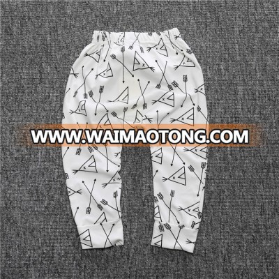 Latest Frocks Design Autumn Wear Fancy Hippie Cotton Pants For Baby