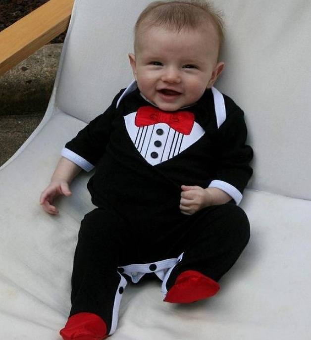 Wholesale Handsome Baby Boy Cotton Clothing Suit Costumes For Party Online